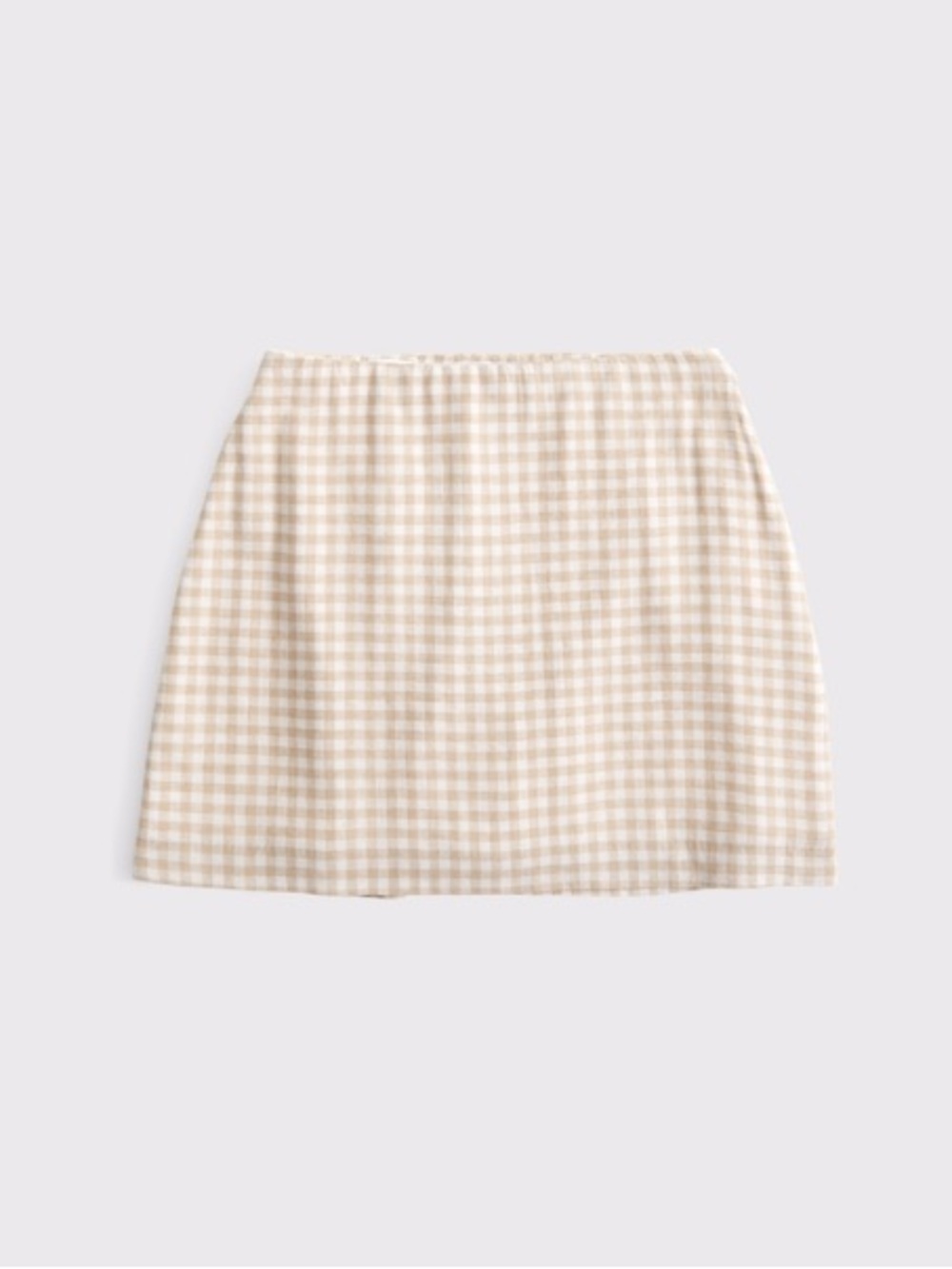 CURVE LOVE The A&F Scarlett Linen-Blend Mini Skort